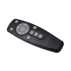 Lindby LED-loftventilator Momitu, sølv, lydsvag, Ø 50 cm