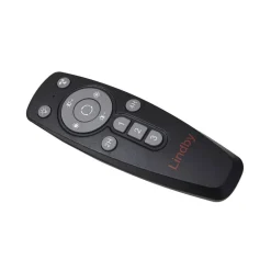 Lindby LED-loftventilator Momitu, sølv, lydsvag, Ø 50 cm