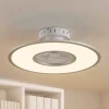 Lindby LED-loftventilator Romea, rund, DC, støjsvag, 60 cm