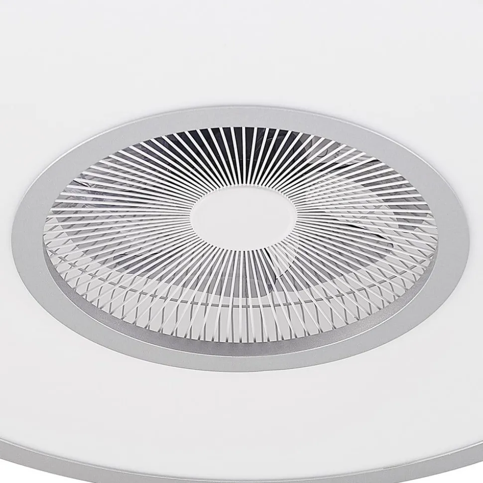 Lindby LED-loftventilator Romea, rund, DC, støjsvag, 60 cm