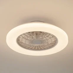 Lindby LED-loftventilator Vedin, DC, støjsvag, Ø 49 cm, CCT