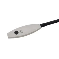 Lindby LED-læselampe Flexola, nikkel, rund, metal, stik