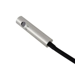 Lindby LED-læselampe Flexola, nikkel, kantet, metal, stik