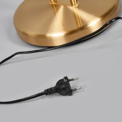 Lindby LED-læselampe Josefin, messing, læselampe, dæmpbar