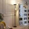Lindby LED-læselampe Josefin, sort, læselampe, dæmpbar