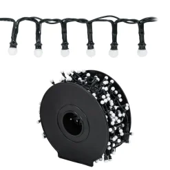 Lindby LED lyskæde Miyu, RGB, timer, 15 m, IP44