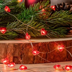 Lindby LED lyskæde Titciana, hjerte, valentinsdag, 320 cm