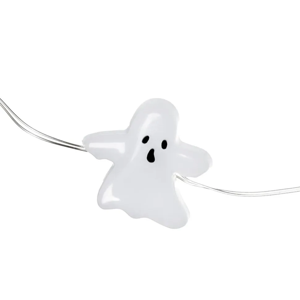 Lindby LED lyskæde Titciana, spøgelse, Halloween, 320 cm
