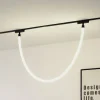Lindby LED-lysslange Lumaro, længde 150 cm, tekstil, 48V