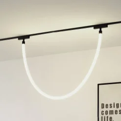 Lindby LED-lysslange Lumaro, længde 150 cm, tekstil, 48V