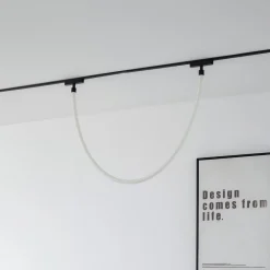 Lindby LED-lysslange Lumaro, længde 150 cm, tekstil, 48V