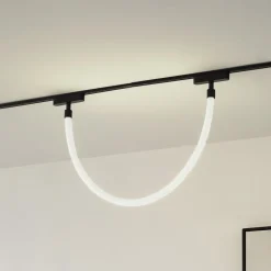 Lindby LED-lysslange Lumaro, længde 100 cm, tekstil, 48V