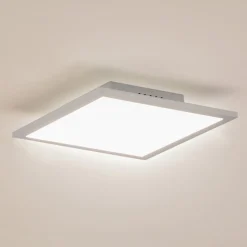 Lindby LED-panel Enhife, hvid, 30 x 30 cm, metal, 4.000 K