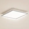 Lindby LED-panel Enhife, hvid, 40 x 40 cm, metal, 4.000 K