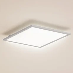 Lindby LED-panel Enhife, hvid, 40 x 40 cm, metal, 4.000 K