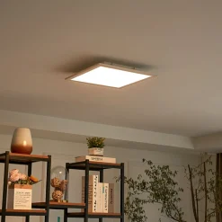 Lindby LED-panel Livel, CCT, 40 cm x 40 cm, fjernbetjening