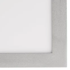 Lindby LED-panel Livel, 4000K, 62 cm x 62 cm, sølv, metal
