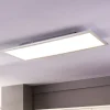 Lindby LED-panel Livel, 4000K, 80 cm x 30 cm, sølv, metal
