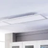Lindby LED-panel Livel, 4000K, 120cm x 30cm, sølv, metal