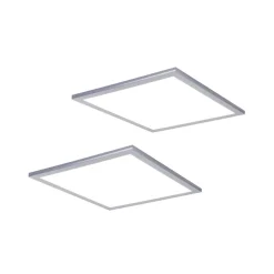 Lindby LED-panel Livel, sæt med 2, CCT, 40 cm x 40 cm, Fjernbetjening