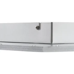 Lindby LED-panel Livel, sæt med 2, 4.000 K, 40 x 40 cm, sølv