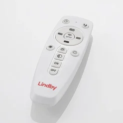 Lindby LED-panel Nelios, 80 x 30 cm, CCT, sort, metal