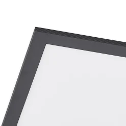 Lindby LED-panel Nelios, 40 x 40 cm, CCT, sort, metal