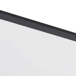 Lindby LED-panel Nelios, 62 x 62 cm, CCT, sort, metal