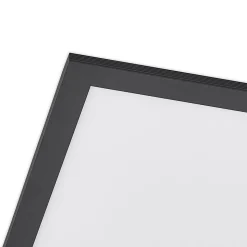 Lindby LED-panel Nelios, 40 x 40 cm, 4.000K, sort, metal