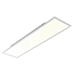 Lindby LED-panel Quais, 30 x 120 cm, hvid, aluminium, 4.000K