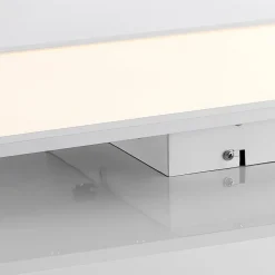 Lindby LED-panel Quais, 80 x 30 cm, hvid, metal, 4.000K