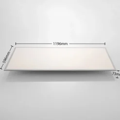 Lindby LED-panel Stenley, CCT, 120 cm x 60 cm, dæmpbar