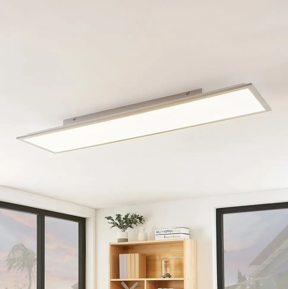 Lindby LED-panel Stenley, CCT, 120 cm x 30 cm, dæmpbar