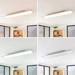 Lindby LED-panel Stenley, CCT, 120 cm x 30 cm, dæmpbar