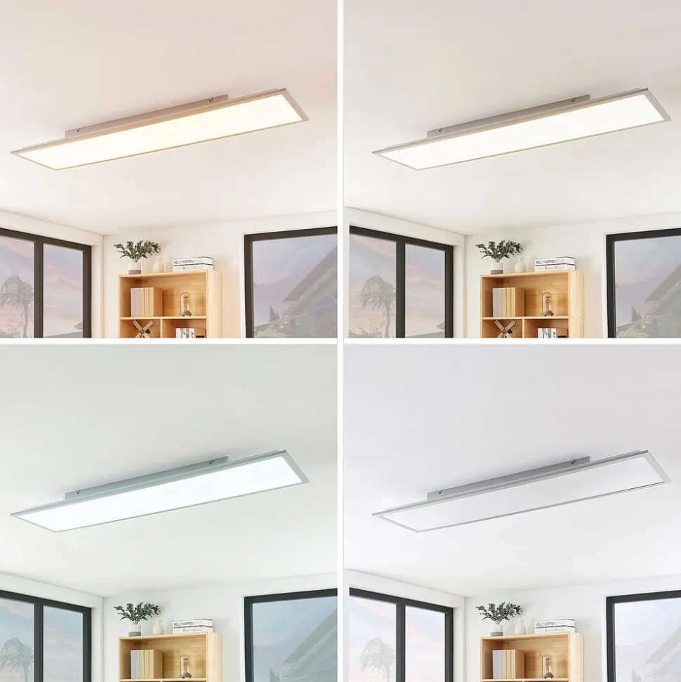 Lindby LED-panel Stenley, CCT, 120 cm x 30 cm, dæmpbar