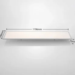 Lindby LED-panel Stenley, CCT, 120 cm x 30 cm, dæmpbar