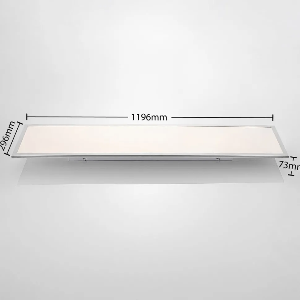 Lindby LED-panel Stenley, CCT, 120 cm x 30 cm, dæmpbar