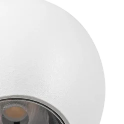 Lindby LED-pendellampe Lumaro, hvid, Ø 6,2 cm, 48V, dæmpbar