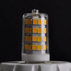 Lindby LED penlight, sæt med 5, G9, 3 W, klar, 3.000 K