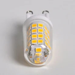 Lindby LED penlight, sæt med 5, G9, 3 W, klar, 3.000 K