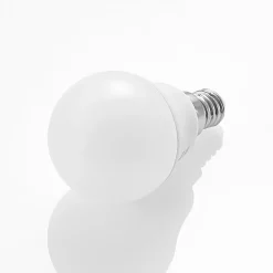 Lindby LED-pære E14 G45 4,5W 3.000K opal sæt med 10 stk