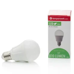 Lindby LED-pære, E27, 8,5 W, mat, 3.000 K, 806 lm