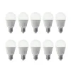 Lindby LED-pære, E27, 11 W, opal, 3.000 K, sæt med 10 stk