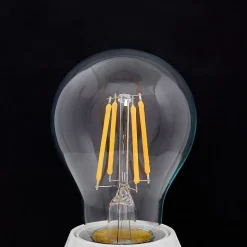 Lindby LED-pære, glødetråd, E27, 4W, klar, 2700K
