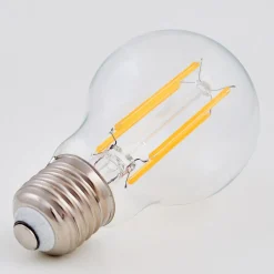 Lindby LED-pære, glødetråd, E27, 7W, klar, 2.700K