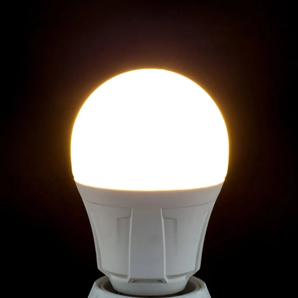 Lindby LED-pære, sæt med 10 stk, E27, 8,5 W, mat, 3.000 K