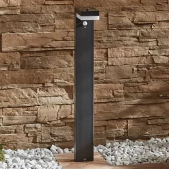 Lindby LED-pullert Chioma, antracit, sensor