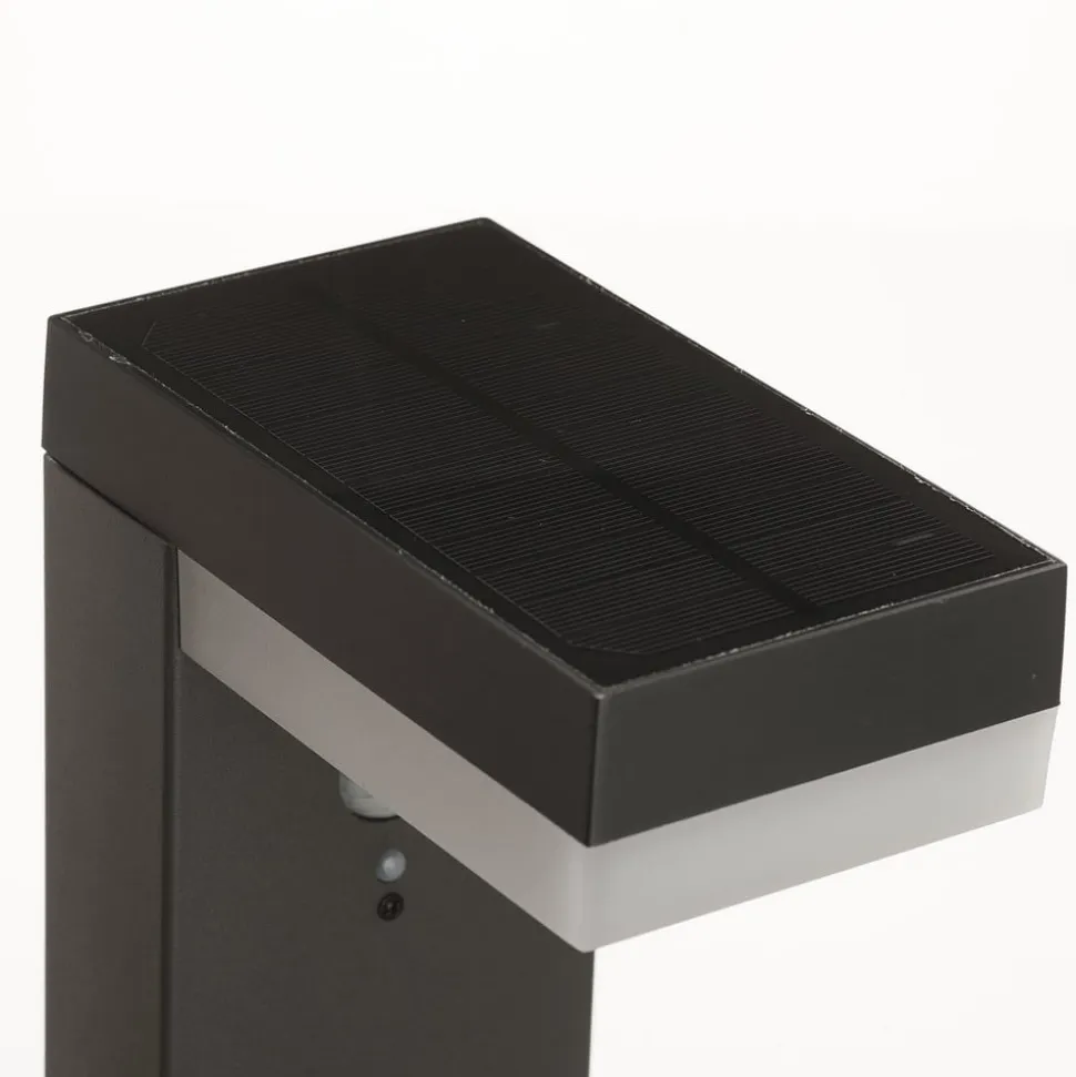Lindby LED-pullert Chioma, antracit, sensor