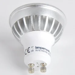 Lindby LED-reflektor GU10 5 W klar 3.000 K 55° sæt med 10 stk