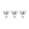 Lindby LED-reflektor GU10 5 W klar 3.000 K 55° sæt med 3 stk